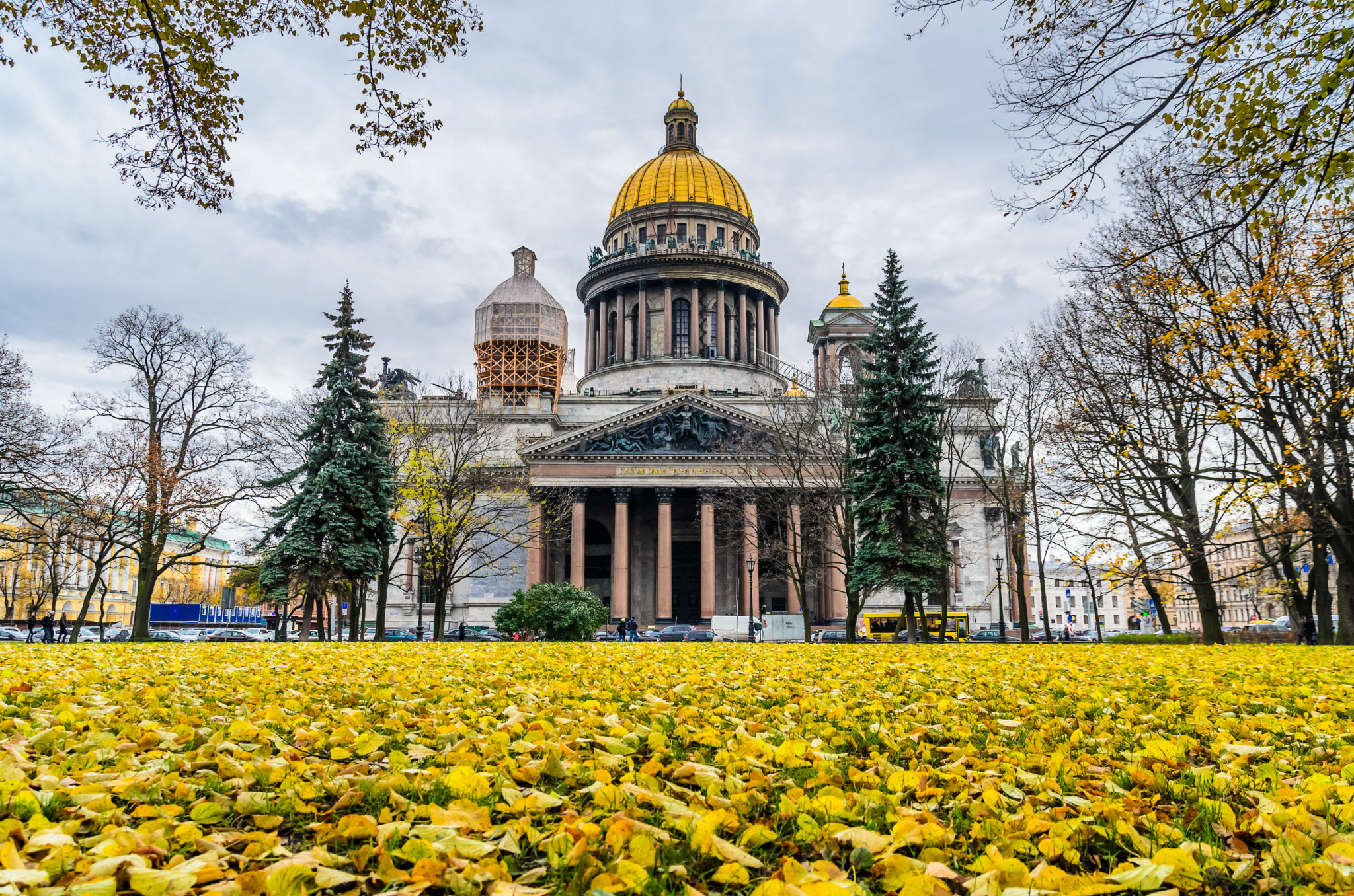 Санкт-Петербург Исаакиевский собор осень